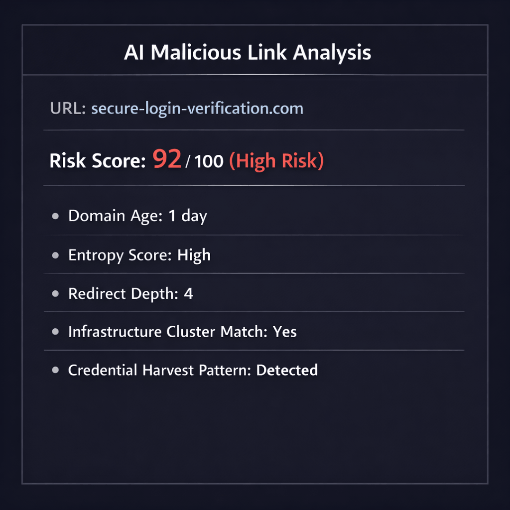 AI risk scoring and feature extraction